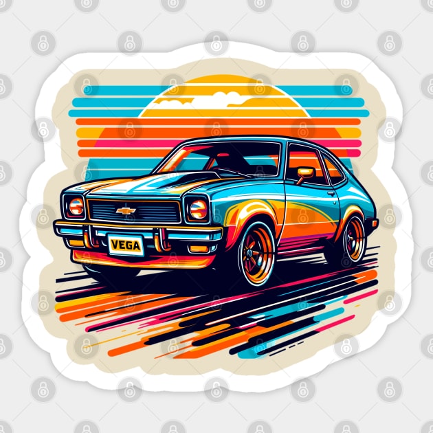 Chevrolet Vega Sticker by Vehicles-Art